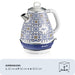 EAN 8003705122925 - Ariete 2869/0C tetera eléctrica 1,7 L 2200 W Blanco, Azul claro imagen 2