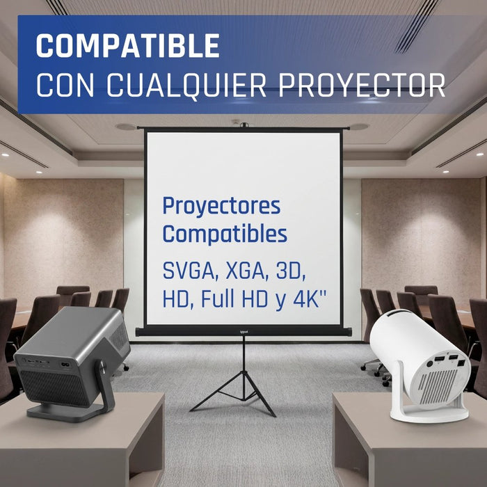 EAN 8435364308509 - iggual PSITS200 pantalla de proyección 2,82 m (111") 1:1 imagen 17