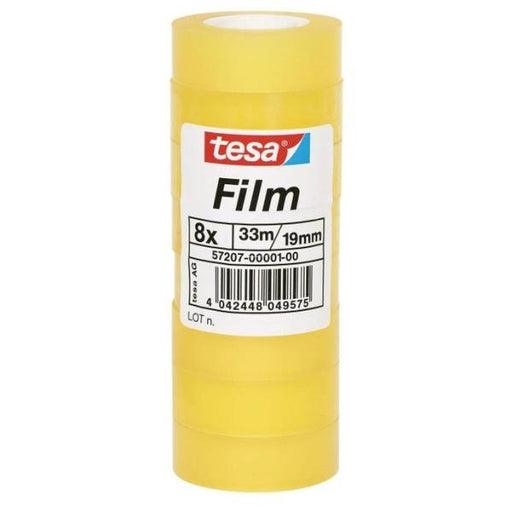 EAN 4042448049575 - TESA 57207-00001-00 cinta adhesiva 33 m Transparente 8 pieza(s) imagen 1