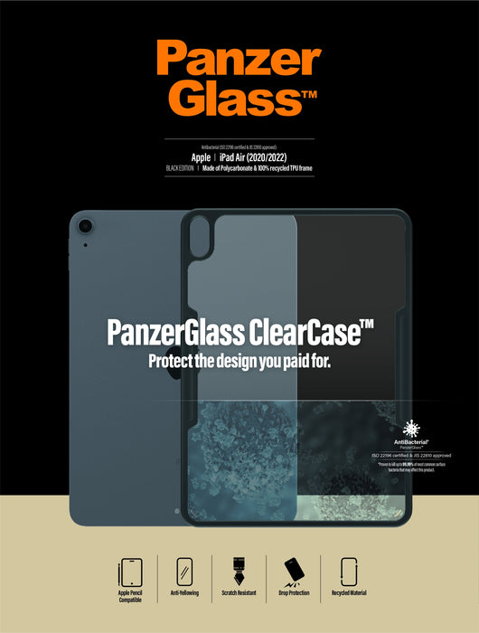 EAN 5711724002922 - PanzerGlass ® ClearCase™ iPad Air 10.9'' (2020, 2022) funda para teléfono móvil 27,9 cm (11") Negro imagen 9