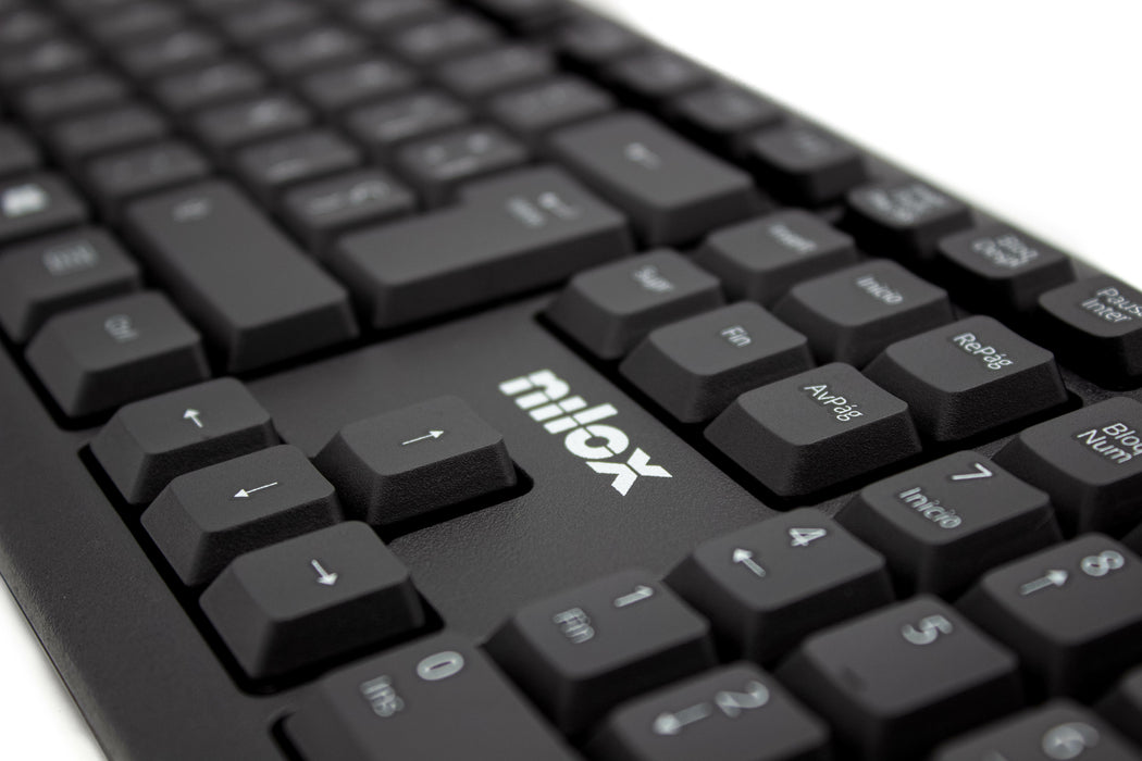 EAN 8436556146145 - Nilox NXKBE000002 teclado Universal QWERTY Español Negro imagen 5