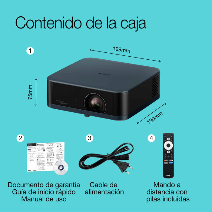EAN 8715946741567 - Epson Lifestudio Pop Plus EF-62N 700 lúmenes ANSI 3LCD UHD 4K (3840x2160) imagen 7