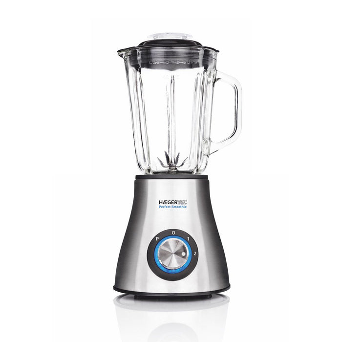 EAN 5608475017162 - Haeger LQ-600.007A licuadora 1,5 L Batidora de vaso 600 W Negro, Acero inoxidable, Transparente imagen 1