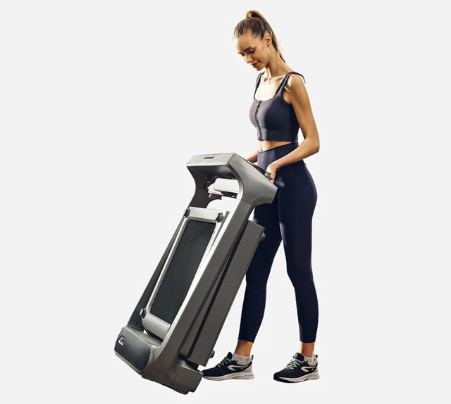Cinta De Correr Kingsmith X218 Plegable Verticalmente Con Pasamanos Laterales, 1,75 Cv (1-18 Km/H)
