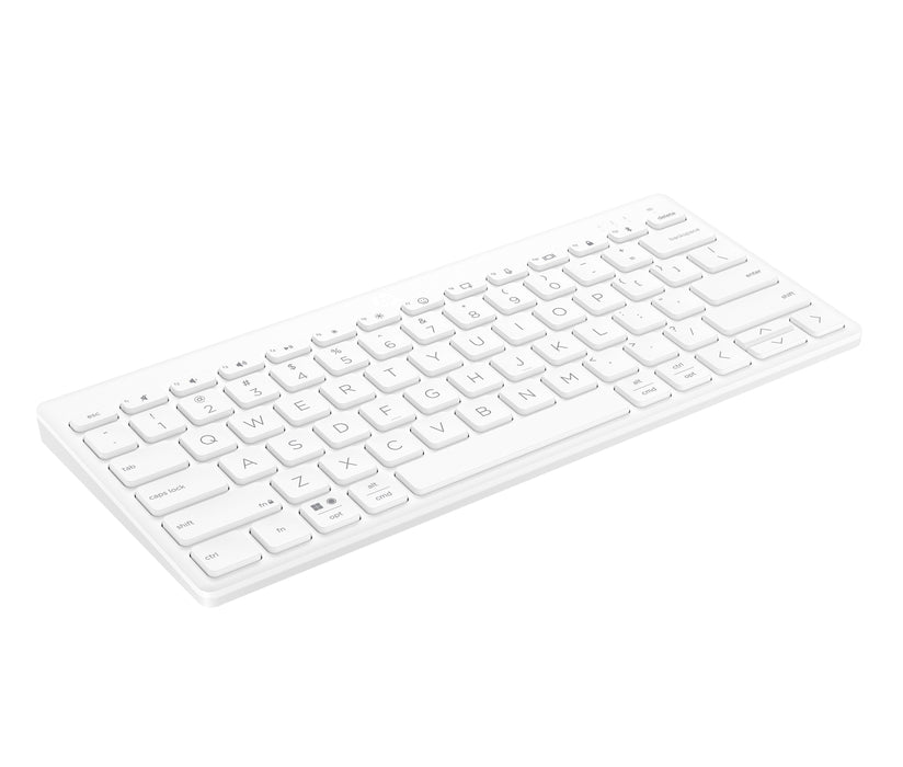 EAN 0196548516711 - HP 350 WHT Compact Multi-Device Keyboard teclado Hogar Blanco imagen 2