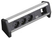 EAN 4016514030439 - Bachmann 3x Schuko 1x GST18 base múltiple 3 salidas AC Negro, Plata imagen 1