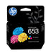 EAN 0193905429462 - HP 653 Tri-color Original Ink Advantage Cartridge cartucho de tinta 1 pieza(s) Rendimiento estándar Cian, imagen 1