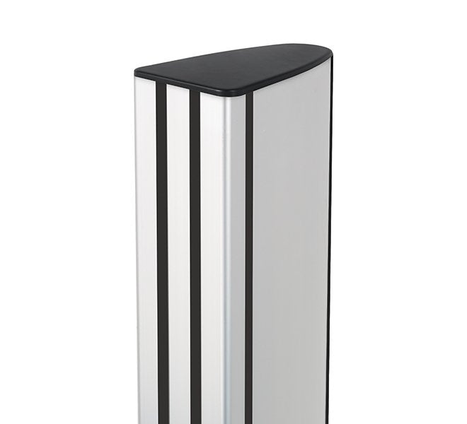 B-Tech Stütze Vertikal 0.6m Negro Aluminium