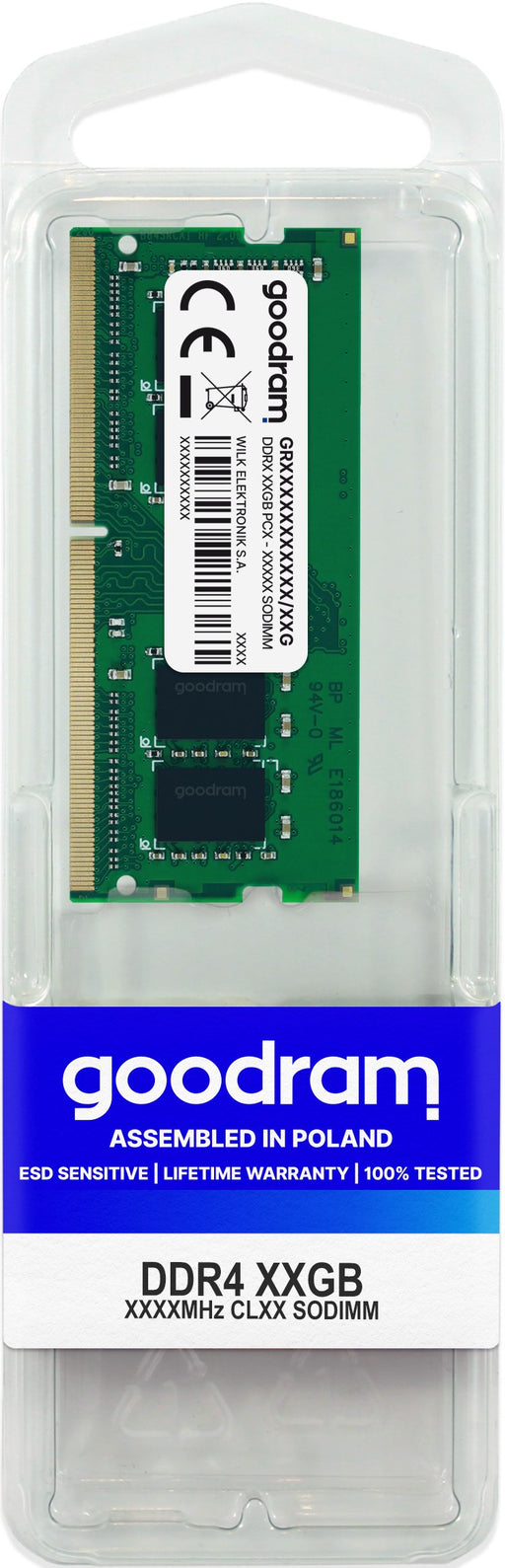 EAN 5908267940709 - Goodram GR2666S464L19S/8G módulo de memoria 8 GB 1 x 8 GB DDR4 imagen 1