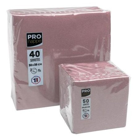 Pronappe Servietten 38,0 X 38,0 Cm Altrosa