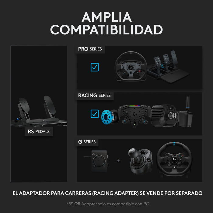 Logitech G Rs Pedals Negro Usb Analógico Pc