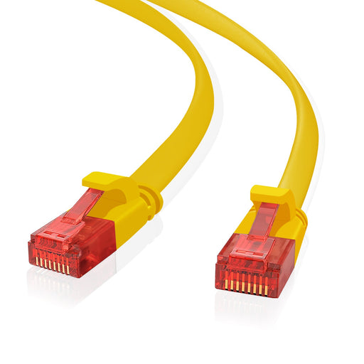 EAN 4005938629909 - Helos 262990 cable de red Rojo, Amarillo 3 m Cat6 U/UTP (UTP) imagen 1