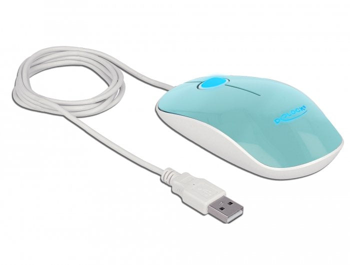 EAN 4043619125388 - DeLOCK 12538 ratón Oficina Ambidextro USB tipo A Óptico 1200 DPI imagen 1