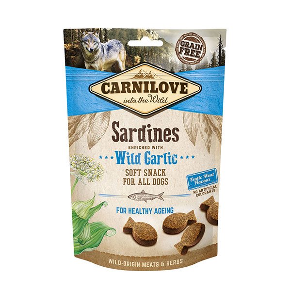 EAN 8595602528899 - CARNILOVE Sardines with Wild Garlic 200 g Universal Pescados imagen 1