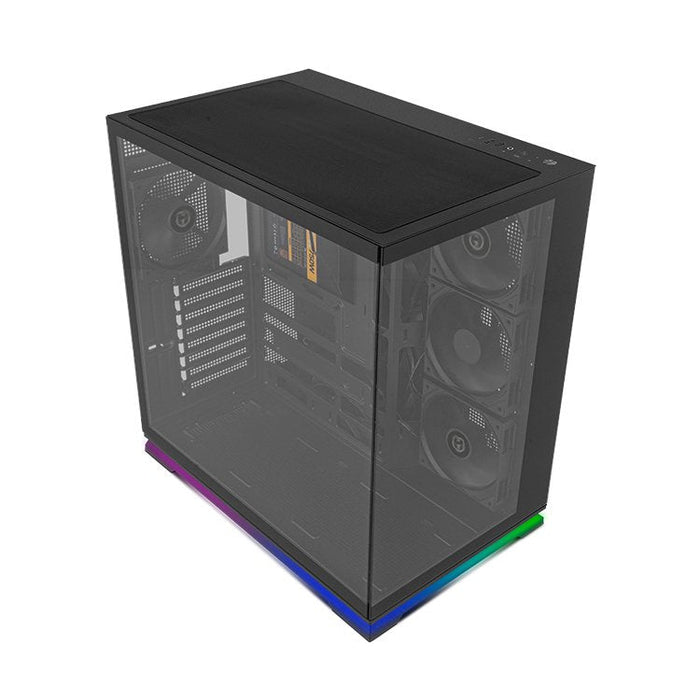 Caja Pc  Nox Atx Semitorre Hummer Galaxy Argb Negra