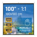 EAN 8435364308479 - iggual PSIMS180 pantalla de proyección 2,54 m (100") 1:1 imagen 2