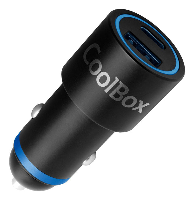 EAN 8437012429079 - CoolBox COO-CUC-48CA cargador de dispositivo móvil Universal Negro, Azul Encendedor de cigarrillos Carga  imagen 1