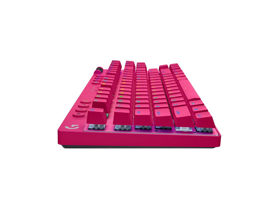 EAN 5099206113534 - Logitech G PRO X TKL teclado Juego RF Wireless + Bluetooth QWERTY Internacional de EE.UU. Magenta imagen 6