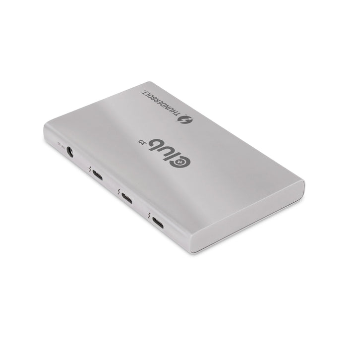 EAN 8719214471958 - CLUB3D CSV-1580 base para portátil y replicador de puertos Acoplamiento Thunderbolt 4 Plata imagen 3