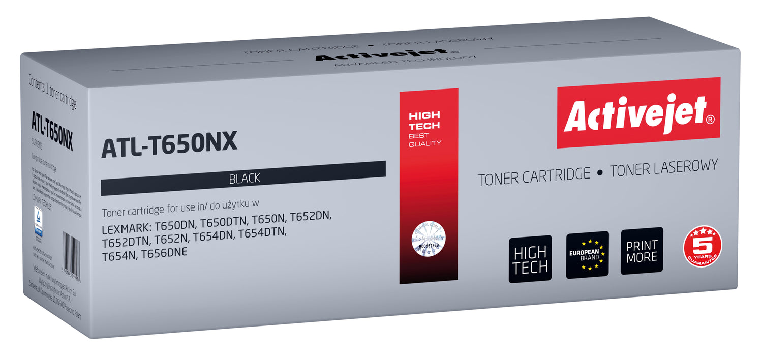 EAN 5901443099277 - Activejet ATL-T650NX cartucho de tóner 1 pieza(s) Compatible imagen 1