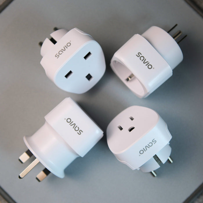 EAN 5901986049067 - Savio AP-01 adaptador e inversor de corriente Interior 3750 W Blanco imagen 6