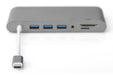 EAN 4016032456650 - Digitus DA-70875 base para portátil y replicador de puertos Alámbrico USB 3.2 Gen 1 (3.1 Gen 1) Type-C Gr imagen 2