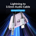 EAN 6922794787711 - Vention BMCHG cable de audio 1,5 m 3,5mm Lightning Gris imagen 2