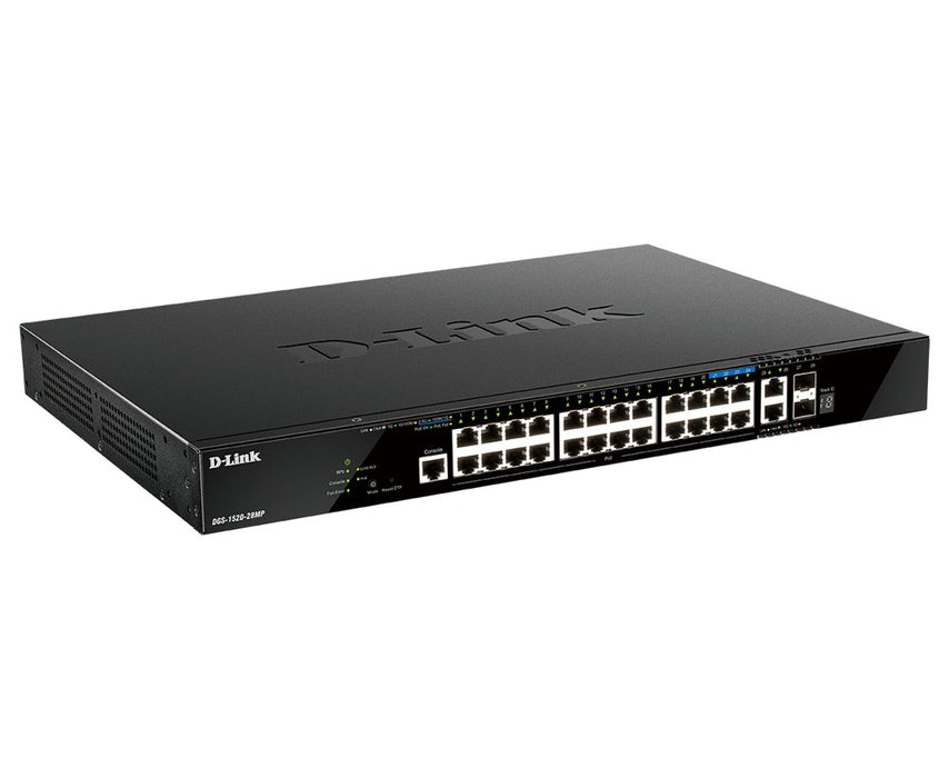 EAN 0790069454776 - D-Link DGS-1520-28MP switch Gestionado L3 Gigabit Ethernet (10/100/1000) Energía sobre Ethernet (PoE) 1U  imagen 2
