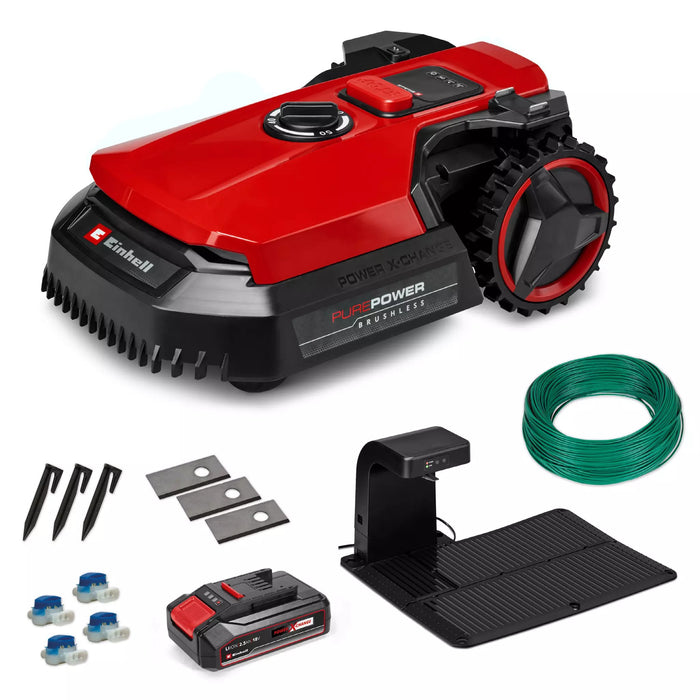 EAN 4006825682359 - Einhell Freelexo 500 Robot cortacésped Batería Negro, Rojo, Plata imagen 1