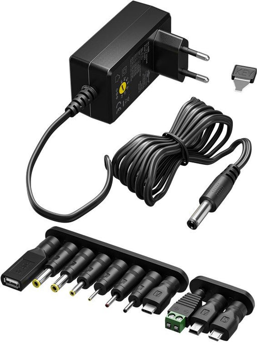 EAN 4040849645686 - Goobay 64568 cargador de dispositivo móvil Universal Negro Corriente alterna Interior imagen 1