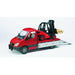 EAN 4001702025113 - BRUDER Linde fork lift H30D with 2 pallets imagen 2