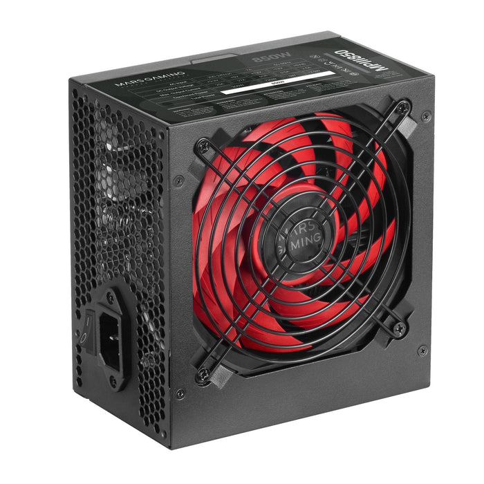 EAN 8435693102519 - Mars Gaming MPIII850 unidad de fuente de alimentación 20+4 pin ATX Negro, Rojo imagen 6