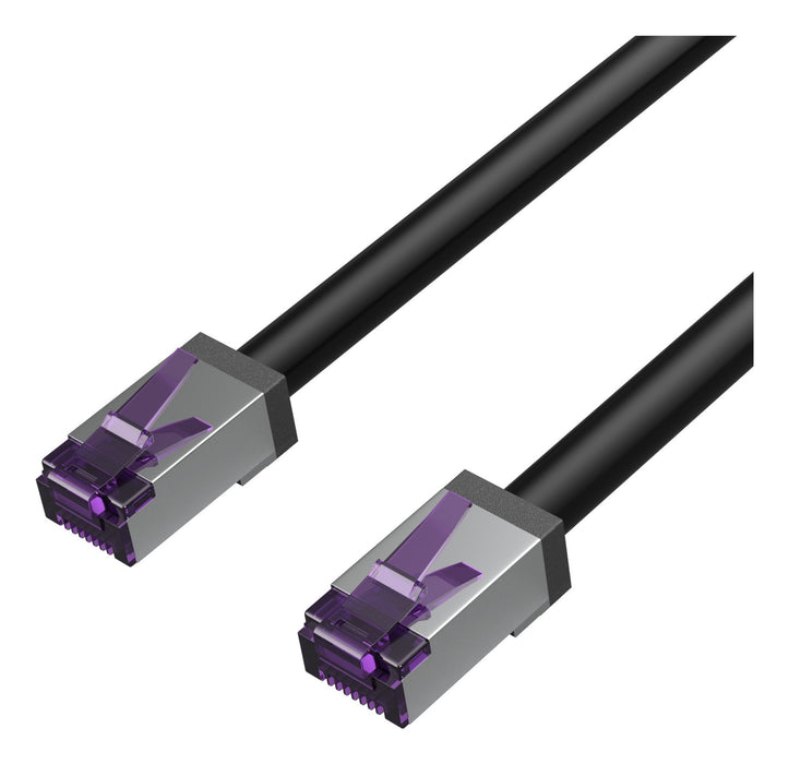 Flexline Cable De Red Cat.6a S/Ftp Kurze Bauform Negro 20,0m