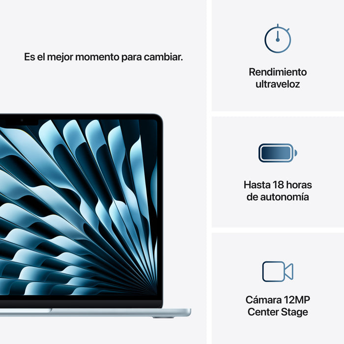 EAN 0195949890918 - Apple MacBook Air Apple M M4 Portátil 34,5 cm (13.6") 16 GB 512 GB SSD Wi-Fi 6E (802.11ax) macOS Sequoia  imagen 10