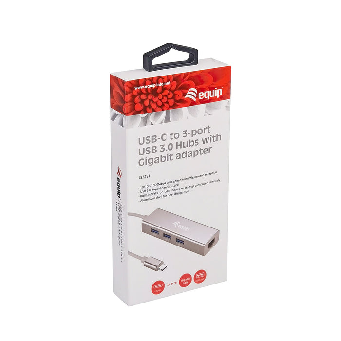 EAN 4015867225677 - Equip 133481 base para portátil y replicador de puertos USB 3.2 Gen 1 (3.1 Gen 1) Type-C Plata imagen 9