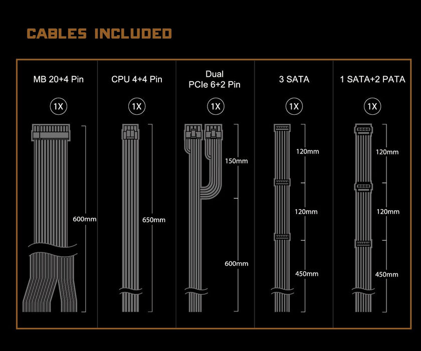 EAN 4710483948077 - Asrock Challenger CL-650B unidad de fuente de alimentación 650 W 20+4 pin ATX ATX Negro imagen 6