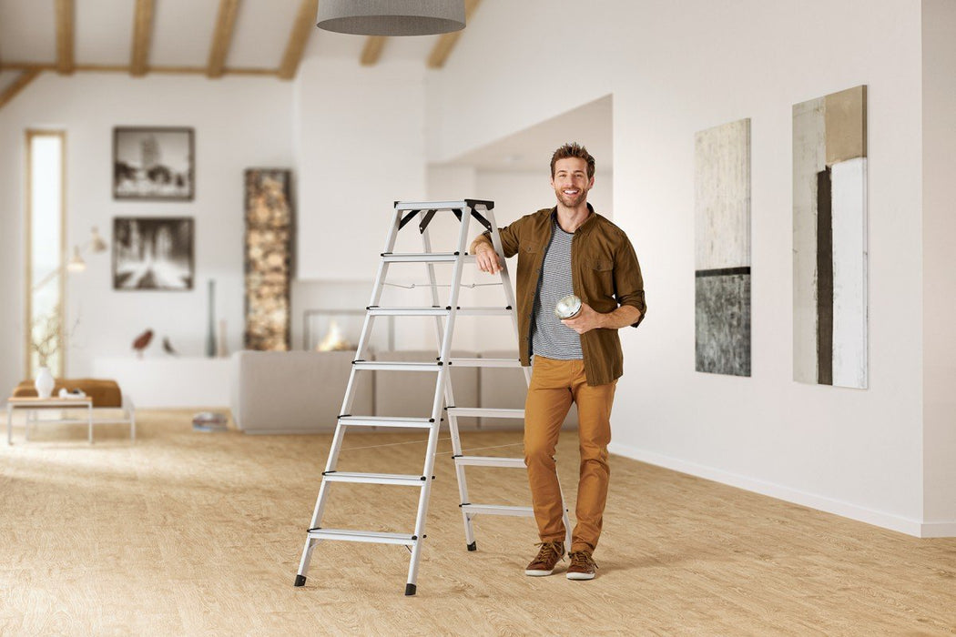 Hailo D60 Standardline 2x7 Steps Double-Sided Ladder