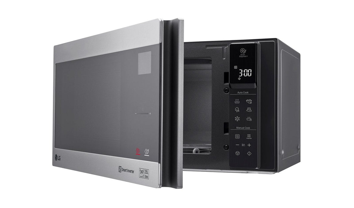 Microondas Lg Ms2595cis  Plata, Acero Inoxidable Solo Microondas Encimera 25 L 1000 W
