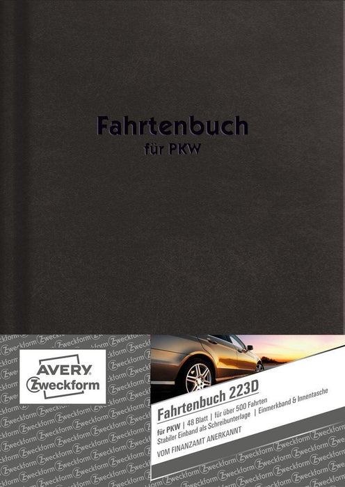Avery Zweckform Fahrtenbuch - 48 Hoja - A5 (148 X 210 Mm)