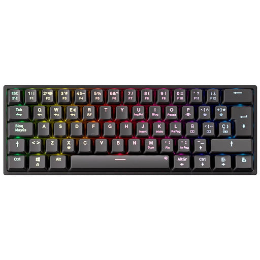 EAN 8435443704338 - Newskill Gaming NS-KB-PYROSV2 teclado Juego USB + RF Wireless + Bluetooth QWERTY Español Negro imagen 1