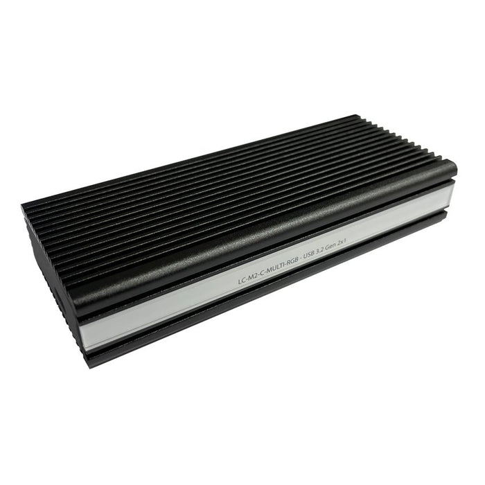 EAN 4260070129735 - LC-Power LC-M2-C-MULTI-RGB caja para disco duro externo Caja externa para unidad de estado sólido (SSD) A imagen 1