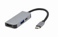 EAN 8716309124188 - Gembird A-CM-COMBO3-02 base para portátil y replicador de puertos Alámbrico USB 3.2 Gen 1 (3.1 Gen 1) Typ imagen 2