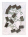 EAN 4003801023908 - Wedo 64 21525 pinza sujetapapel Metal, Níquel 12 pieza(s) imagen 1