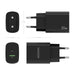 EAN 8436574709568 - AISENS A110-0755 cargador de dispositivo móvil Universal Negro Corriente alterna Carga rápida Interior imagen 4