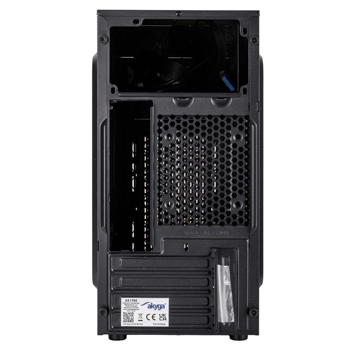 Akyga Micro Atx Case Ak19bk Usb-C + Usb 3.0 + 2x Usb 2.0 Negro W O Psu