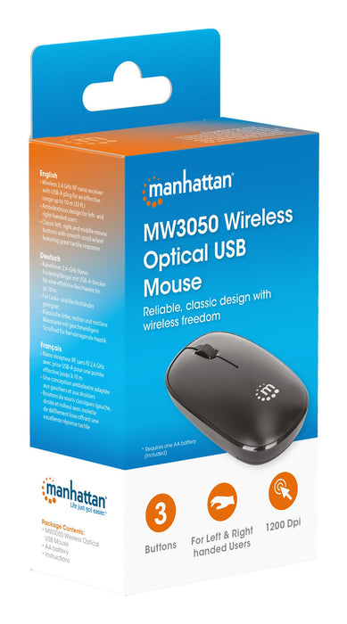 EAN 0766623190312 - Manhattan MW3050 ratón Universal Ambidextro imagen 9