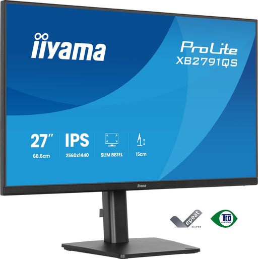EAN 4948570127443 - iiyama ProLite XB2791QS-B1 pantalla para PC 68,6 cm (27") 2560 x 1440 Pixeles Quad HD LED Negro imagen 1