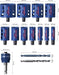 EAN 4059952535944 - Bosch 2 608 900 448 sierra de corona Taladro 11 pieza(s) imagen 3