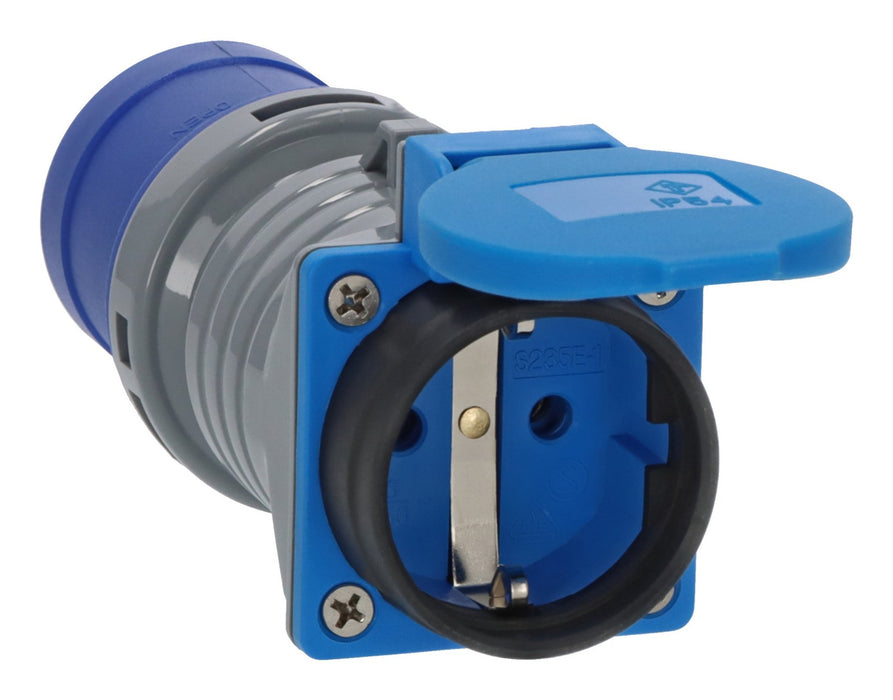 EAN 4007123689484 - Brennenstuhl 1080990010 adaptador de enchufe eléctrico Negro, Azul, Gris imagen 1