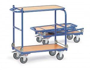 Fetra 1141 Tischwagen Plegable Acero Pulverbeschichtet Traglast Max. 250 Kg